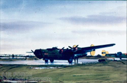 WAR BIRDS AT REST, ENGLAND - 1945